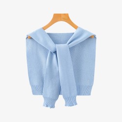 Shawl lace knotted scarfef