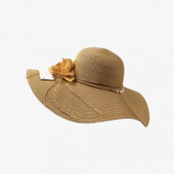 Women's big brim beach hat